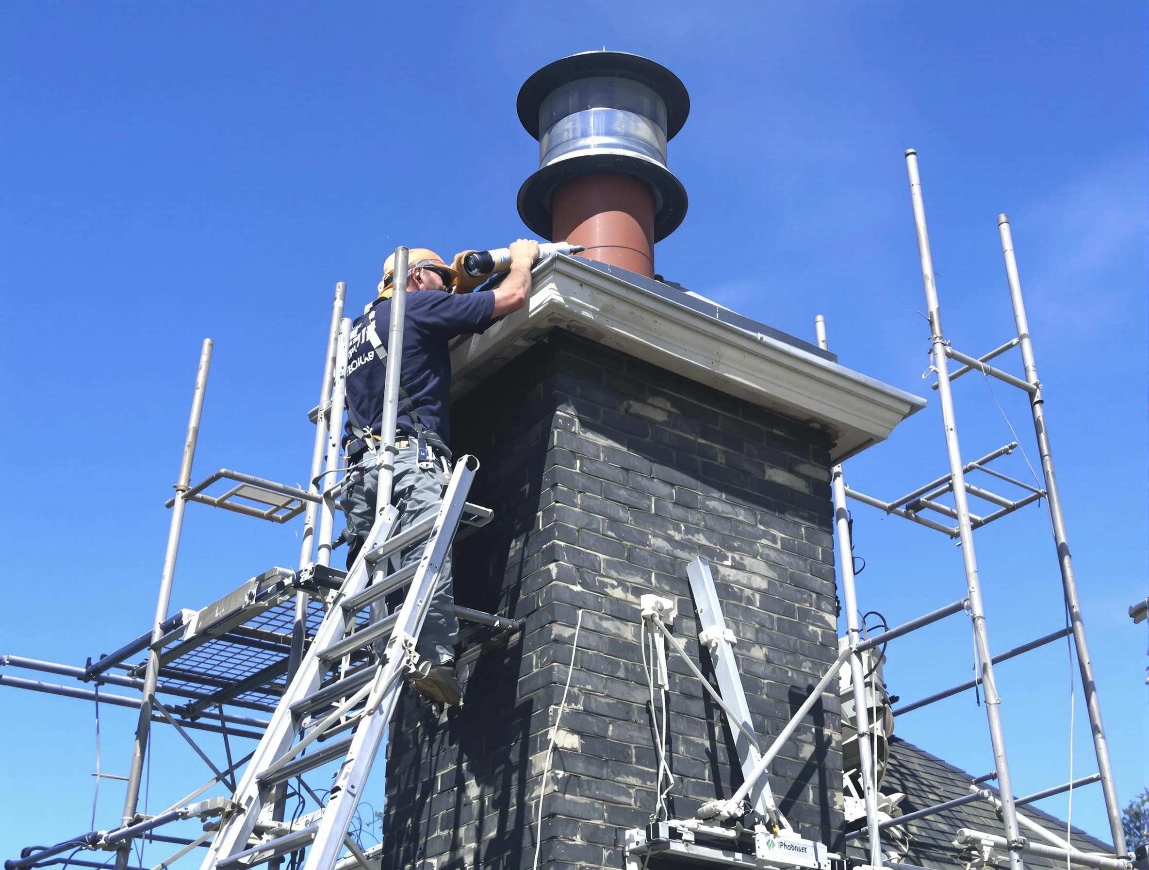 Sturdy chimney crown finished by Helena Chimney Sweep in Helena, AL
