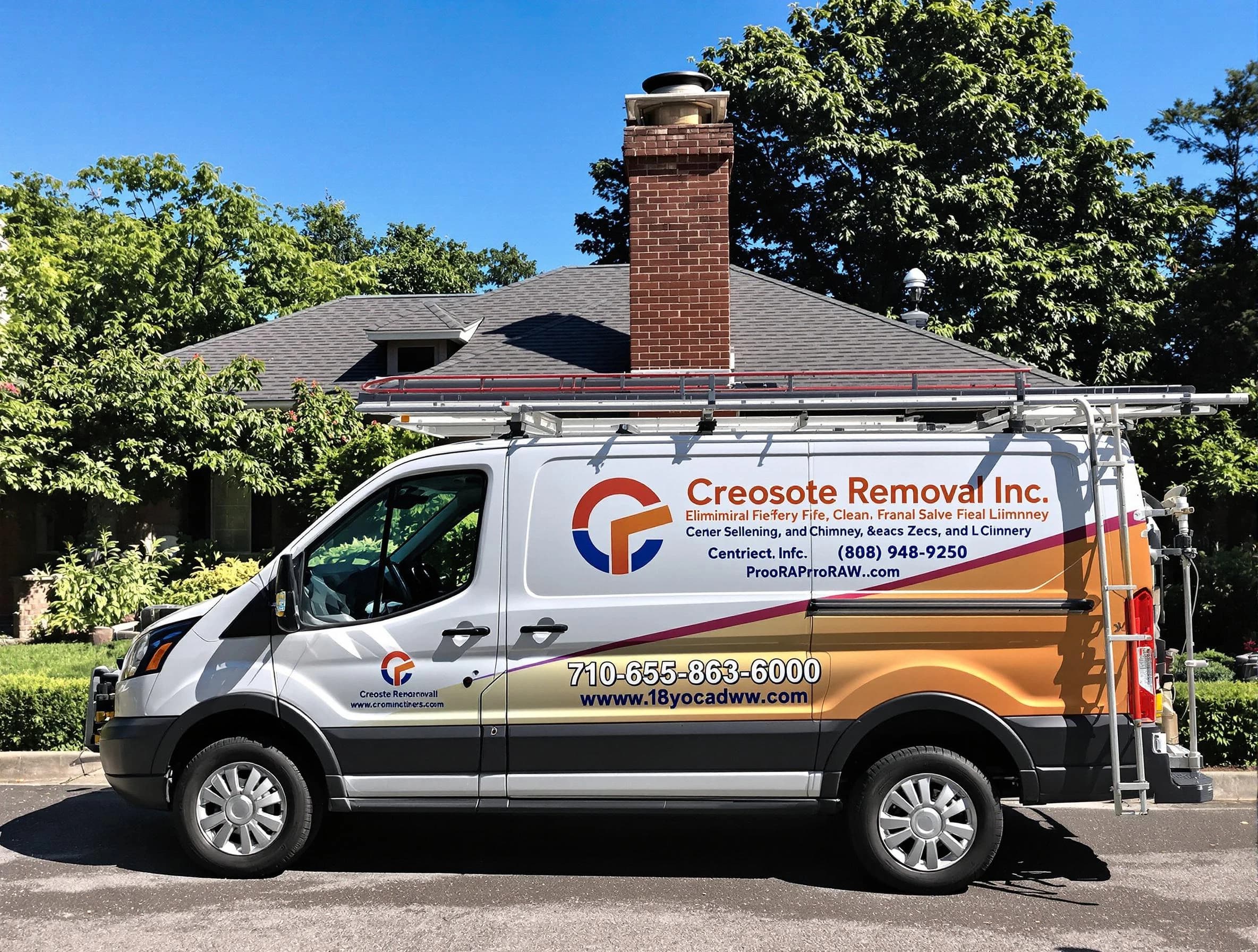 Helena Chimney Sweep technician removing creosote safely in Helena, AL