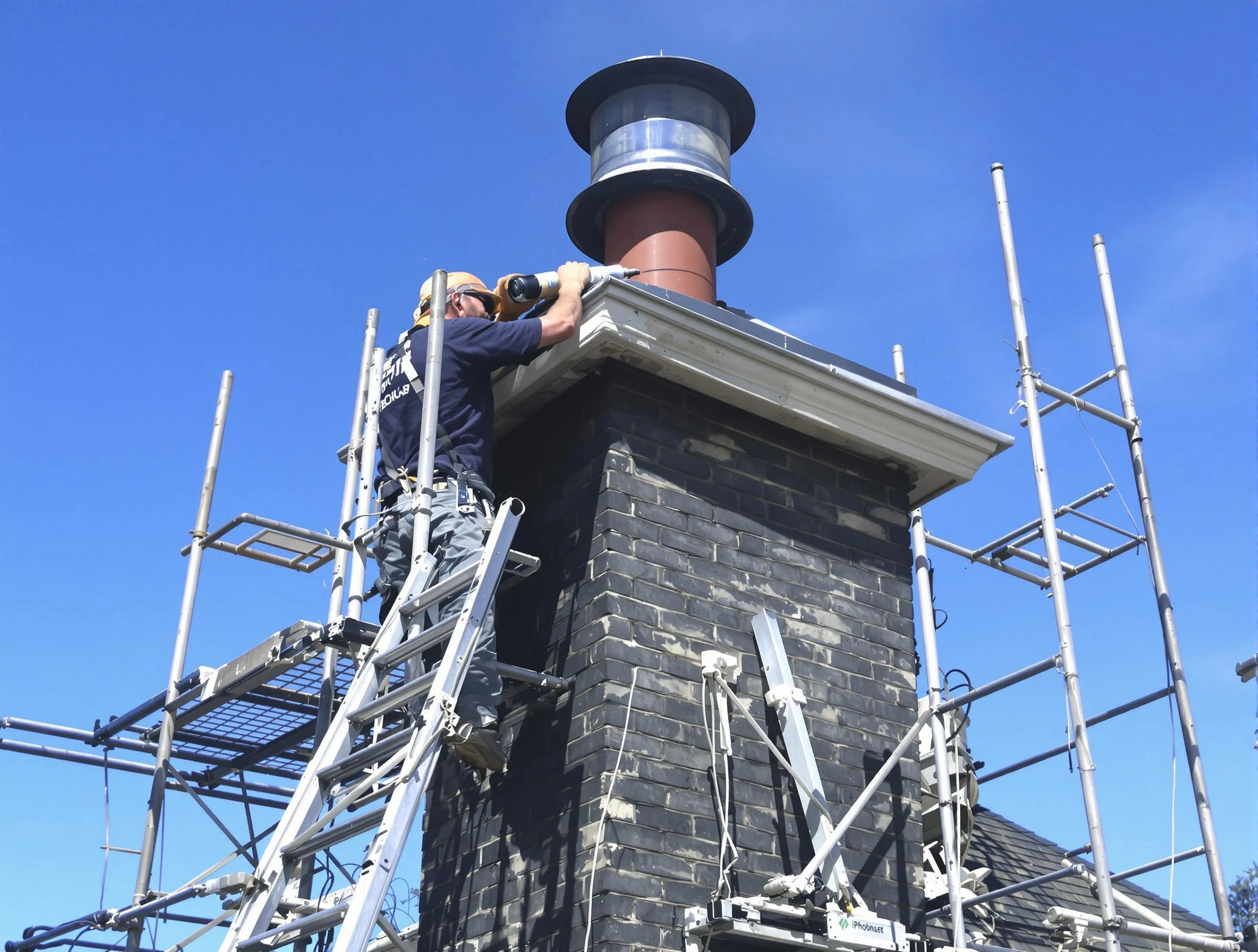 Sturdy chimney crown finished by Helena Chimney Sweep in Helena, AL